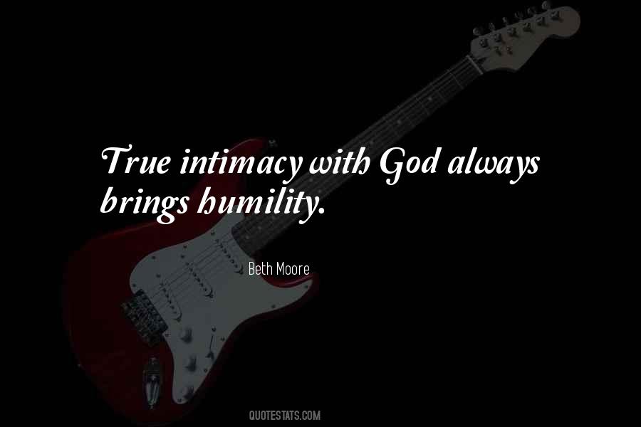 God Intimacy Quotes #1009822