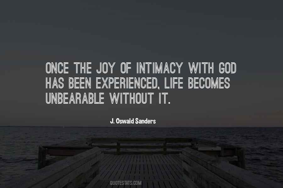 God Intimacy Quotes #1323930