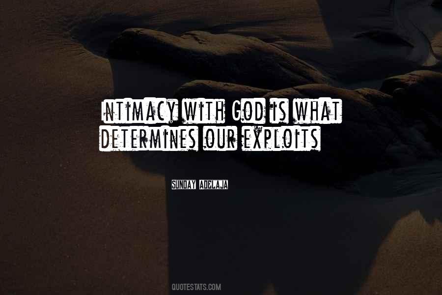 God Intimacy Quotes #552648