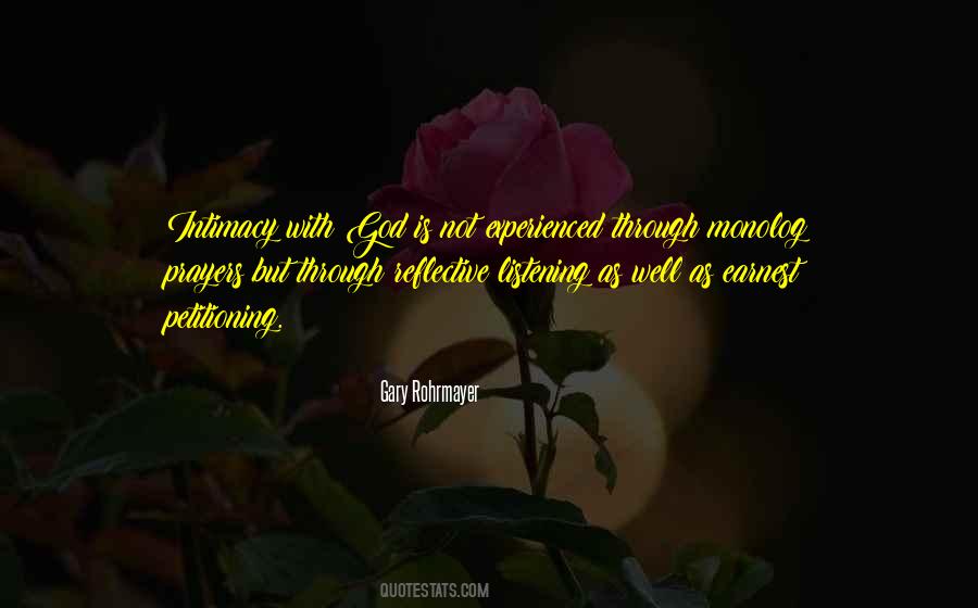 God Intimacy Quotes #822287