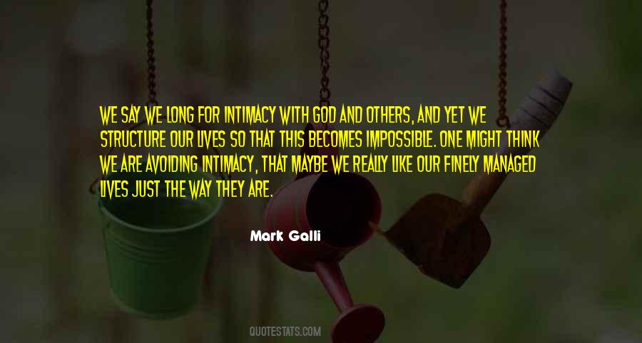 God Intimacy Quotes #941127