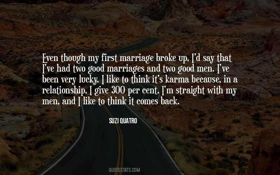 First Marriage Quotes #1704488