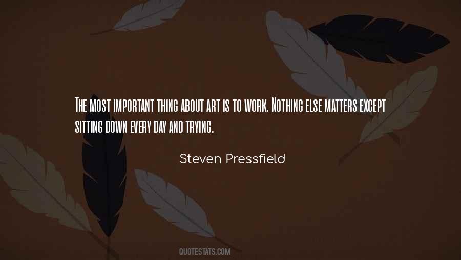 Work Matters Quotes #1271706