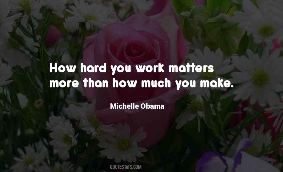 Work Matters Quotes #1313580