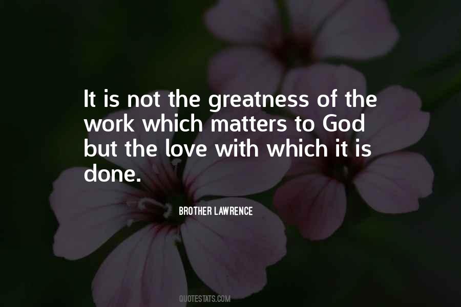 Work Matters Quotes #1560878