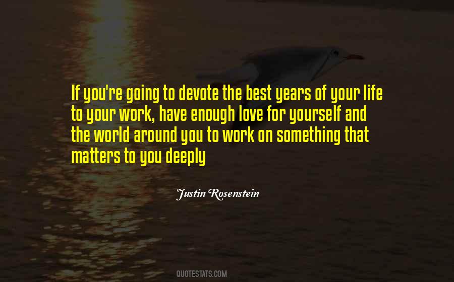Work Matters Quotes #734179