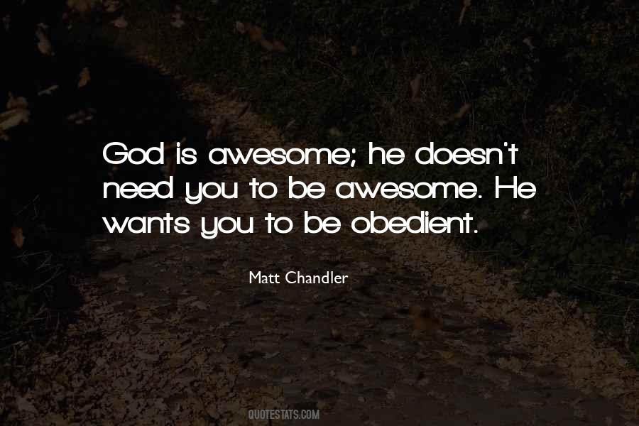 God Is Awesome Quotes #791334