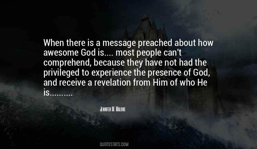 God Is Awesome Quotes #847112