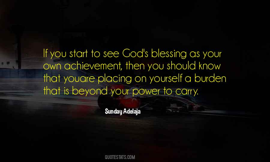 God Is Blessing Quotes #336399