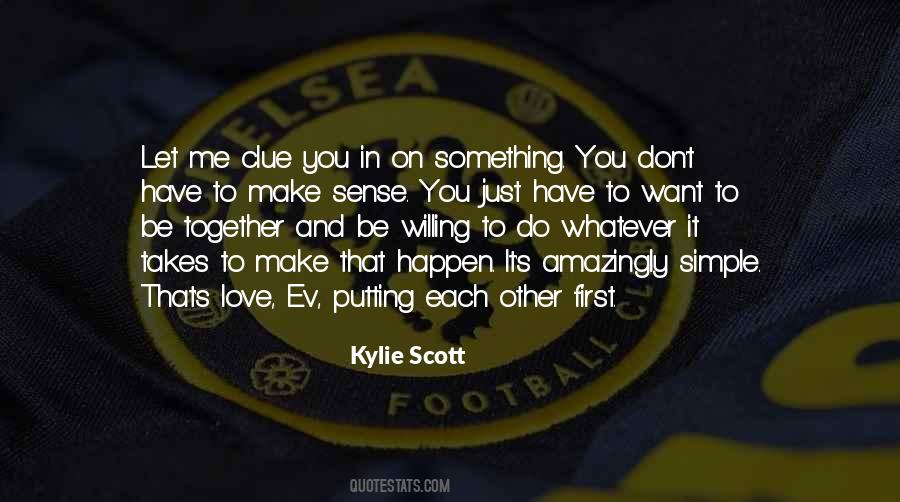 Putting Each Other First Quotes #1801666