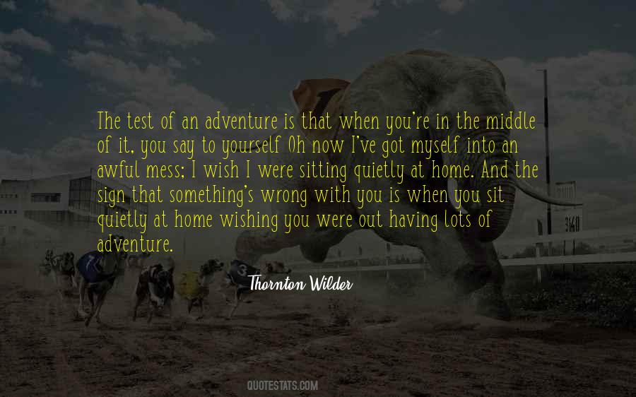 Sitting With Yourself Quotes #1388753