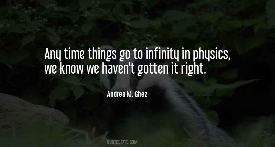 Infinity Time Quotes #1555221