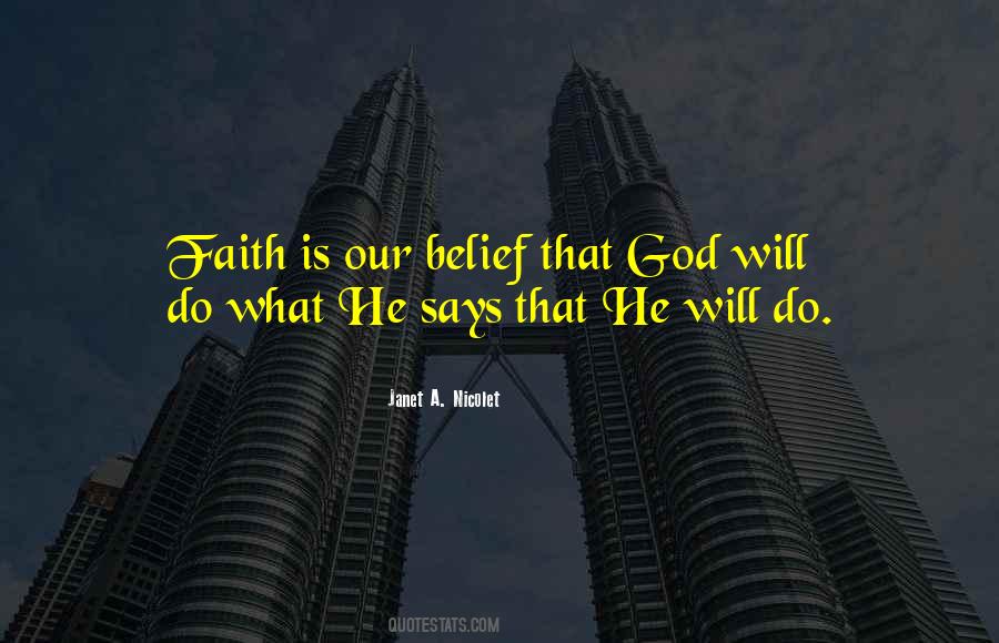 God Is Faith Quotes #13820