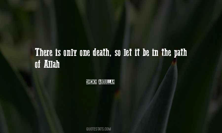 Path Of Allah Quotes #590965