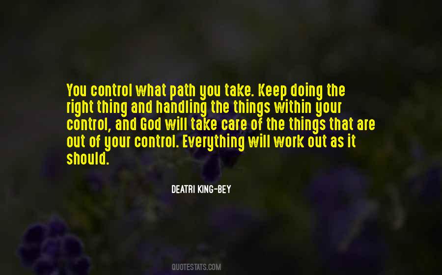 God Is In Control Of Everything Quotes #1070359