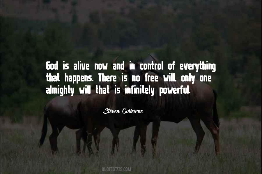 God Is In Control Of Everything Quotes #1424950