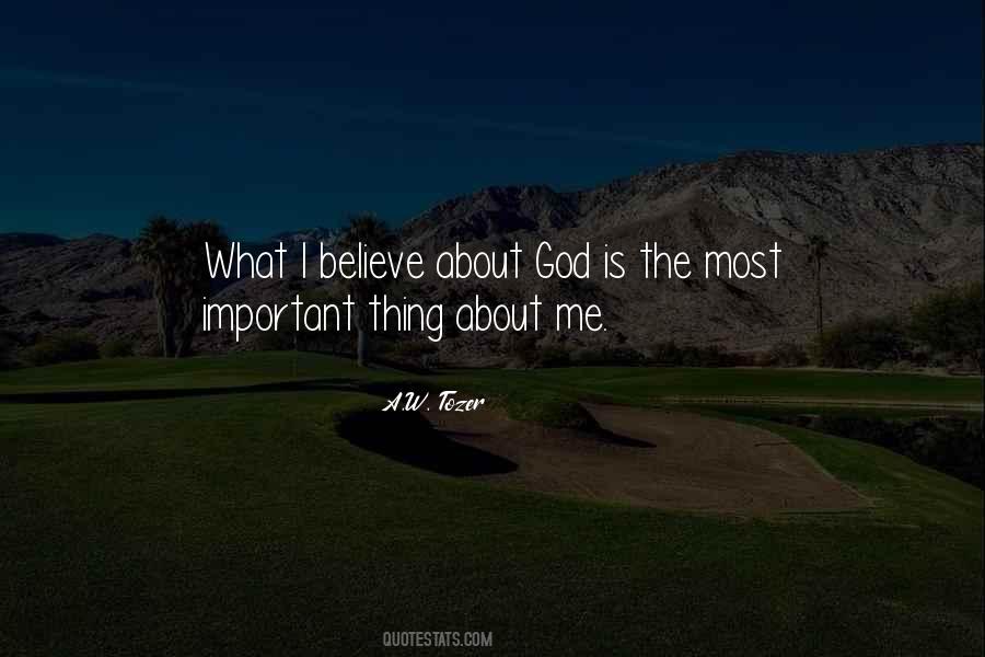 God Is Most Important Quotes #827265