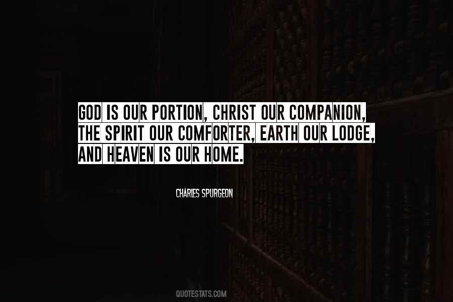 God Is My Comforter Quotes #1107447