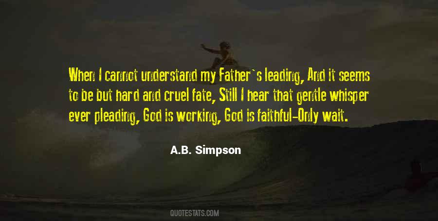 God Is My Father Quotes #247505