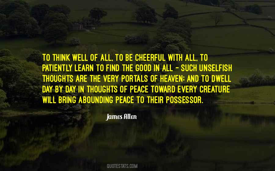 Peace In Heaven Quotes #1220403
