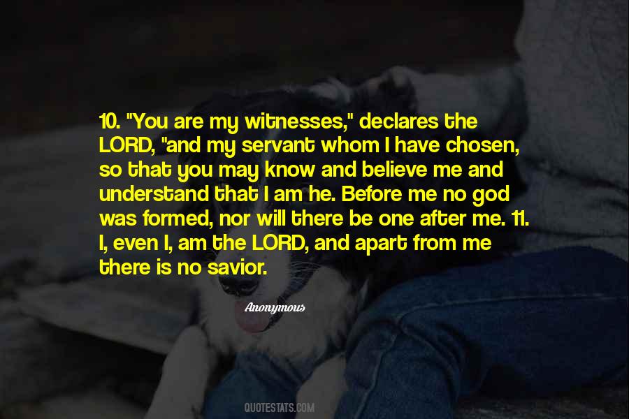 God Is My Savior Quotes #492260
