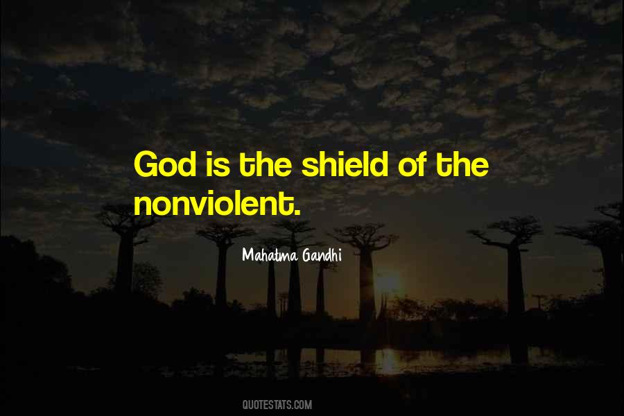God Is My Shield Quotes #1246083