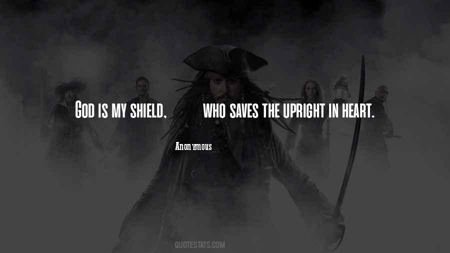 God Is My Shield Quotes #292592