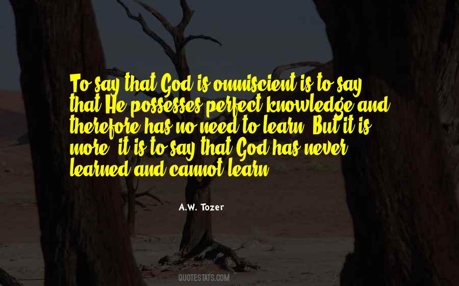 God Is Omniscient Quotes #1280576