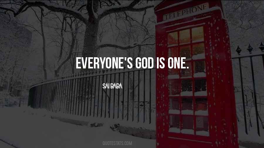 God Is One Quotes #771384