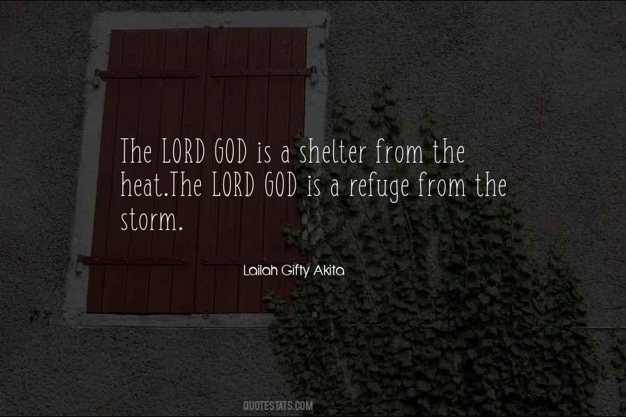 God Is Our Refuge Quotes #1708824