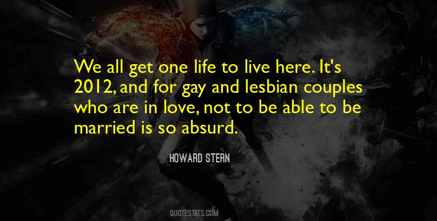 Quotes About Gay And Lesbian Love #968968