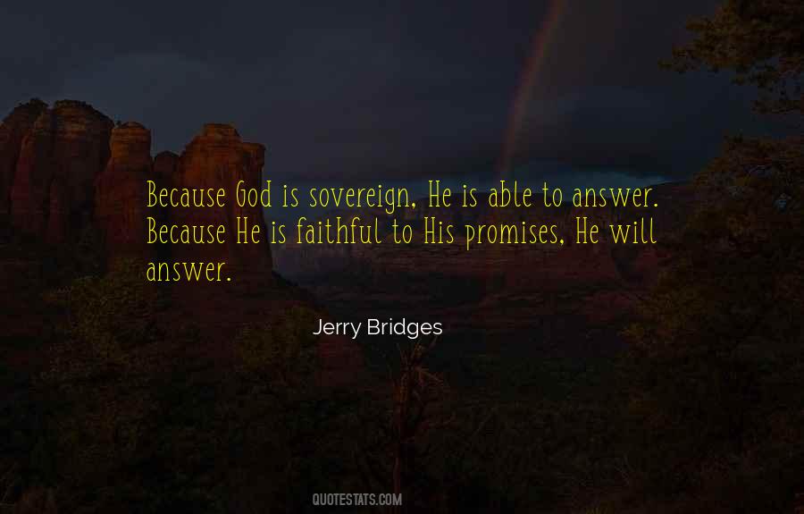 God Is Sovereign Quotes #1038924