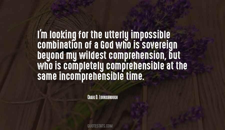 God Is Sovereign Quotes #1857097