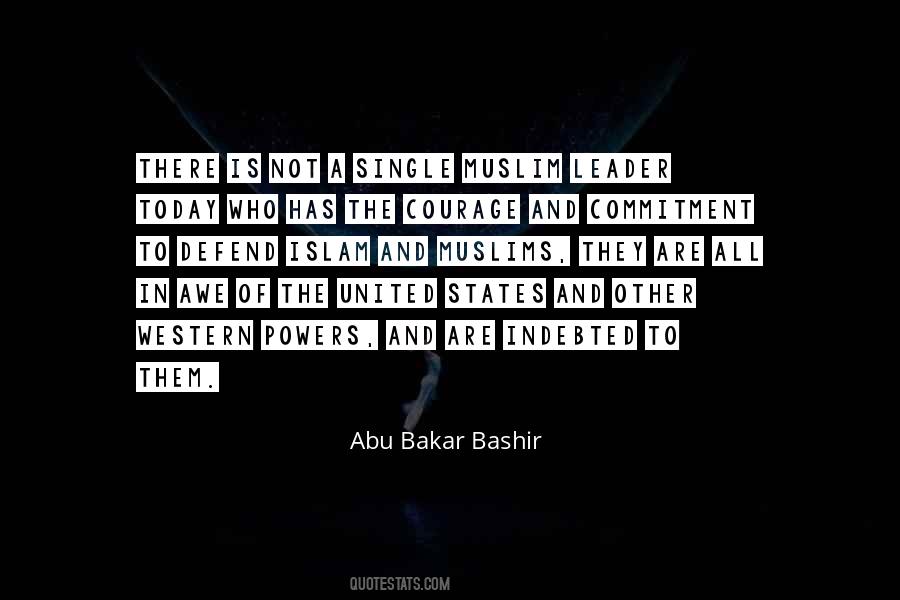 Muslim Leader Quotes #1686067