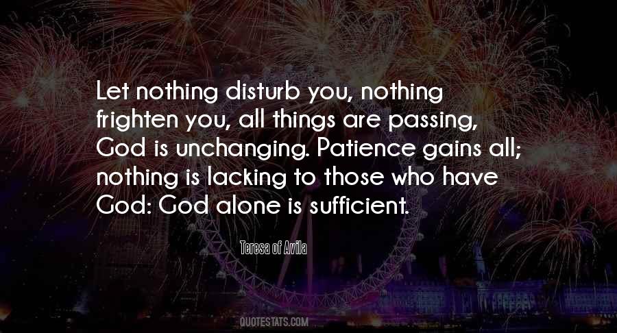 God Is Sufficient Quotes #894817