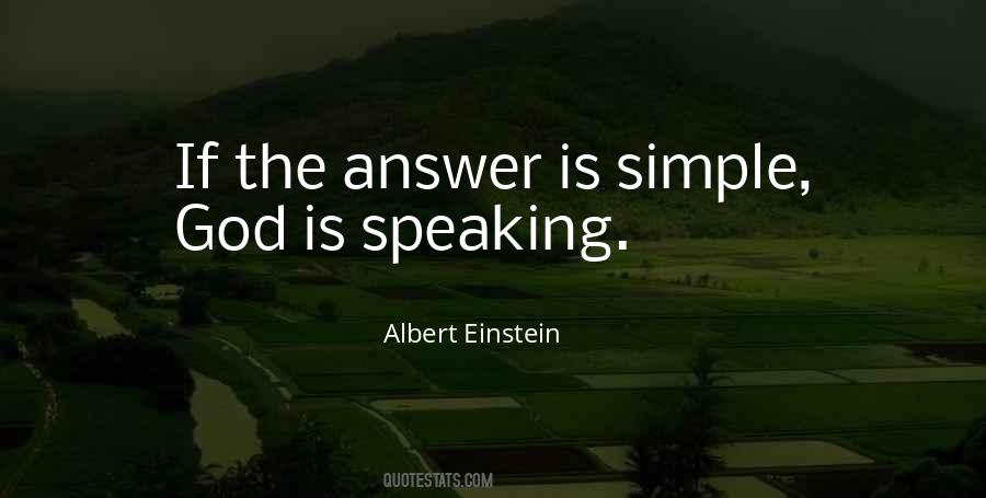 God Is The Answer Quotes #545745