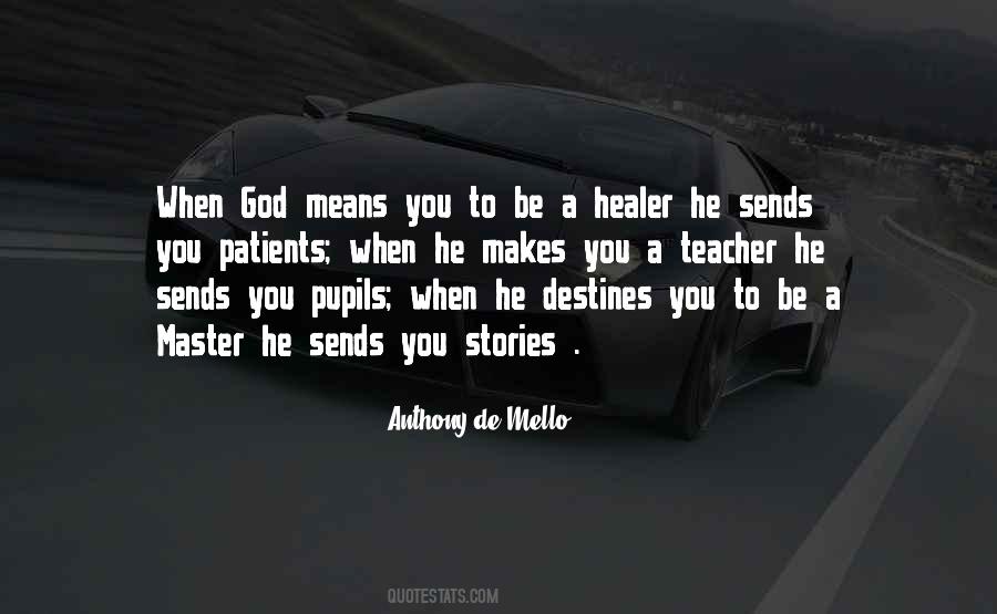 God Is The Healer Quotes #28600