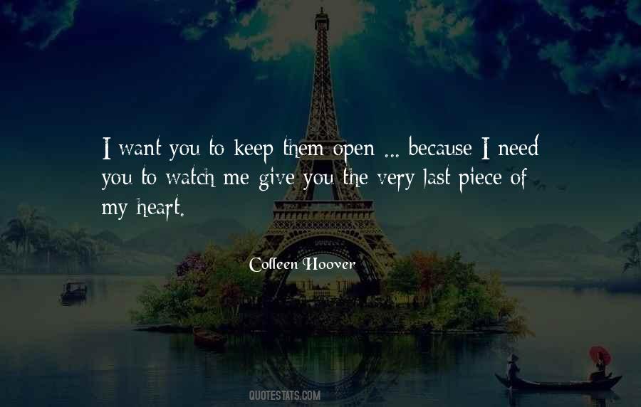 Open My Heart Quotes #1356313