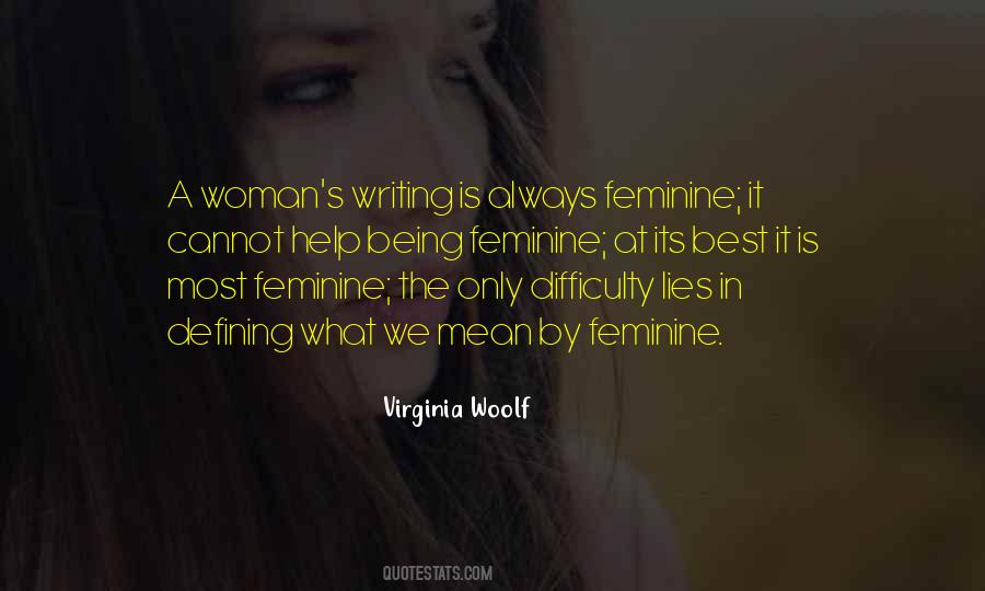 Woman Lies Quotes #1004681