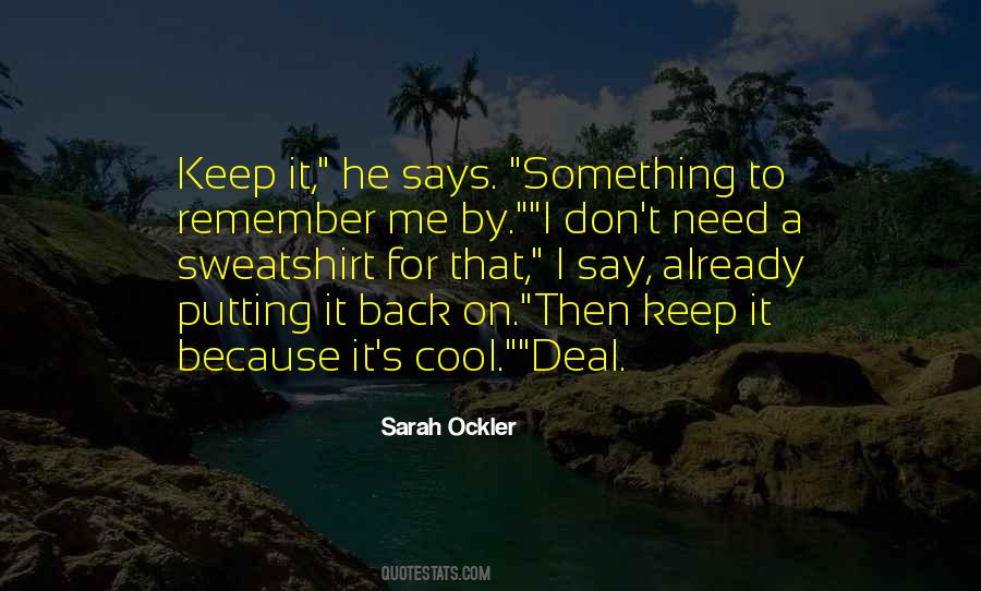 Keep Cool Quotes #852481