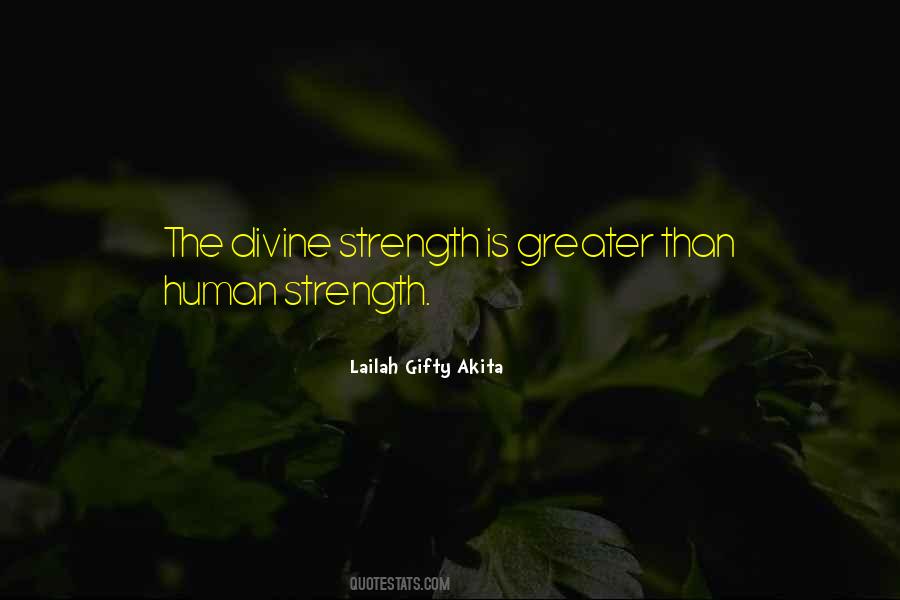 God Is The Strength Quotes #18893