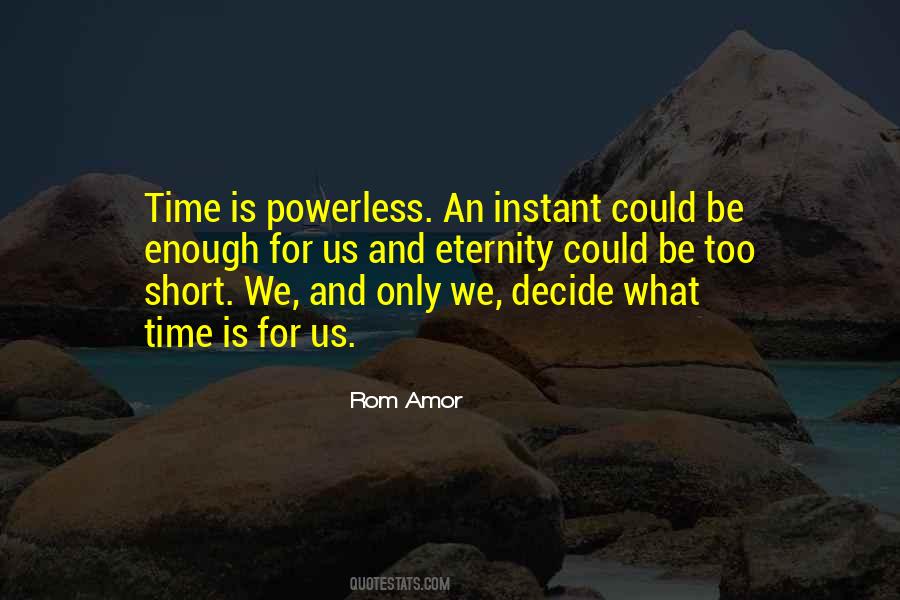 Short Eternity Quotes #225217