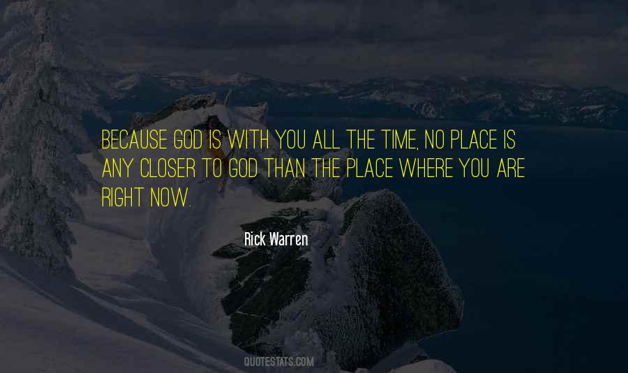 God Is Where Quotes #112760