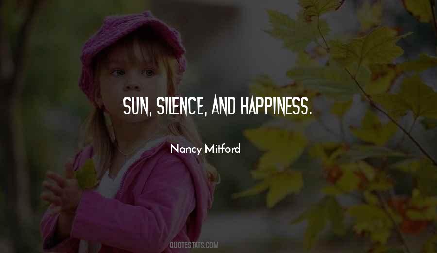 Happiness Sun Quotes #222194