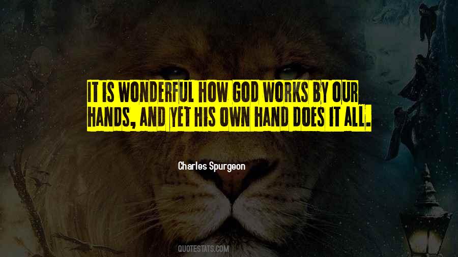 God Is Wonderful Quotes #685867