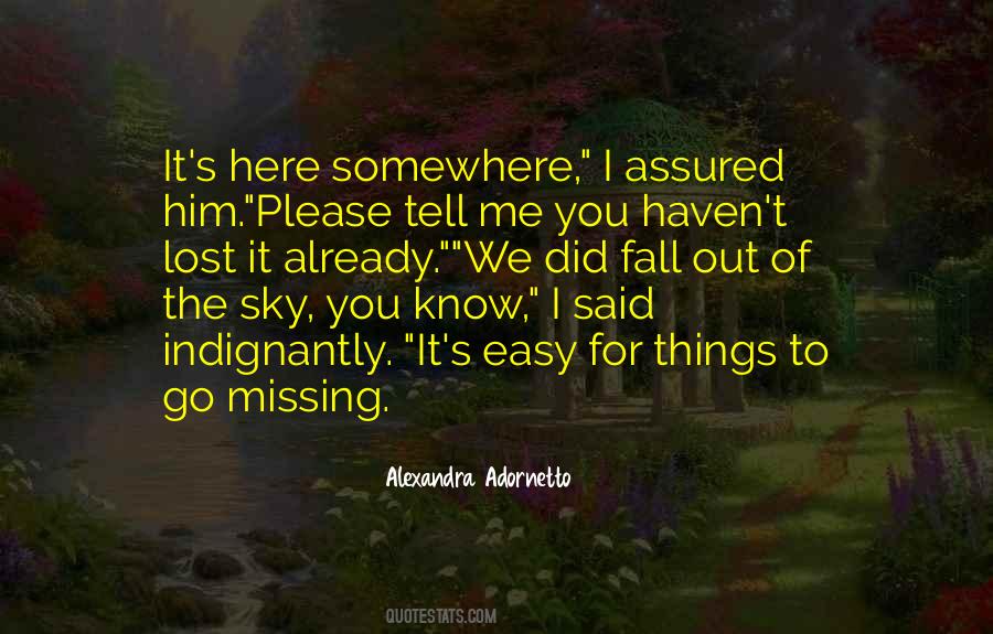 Missing Fall Quotes #1870485