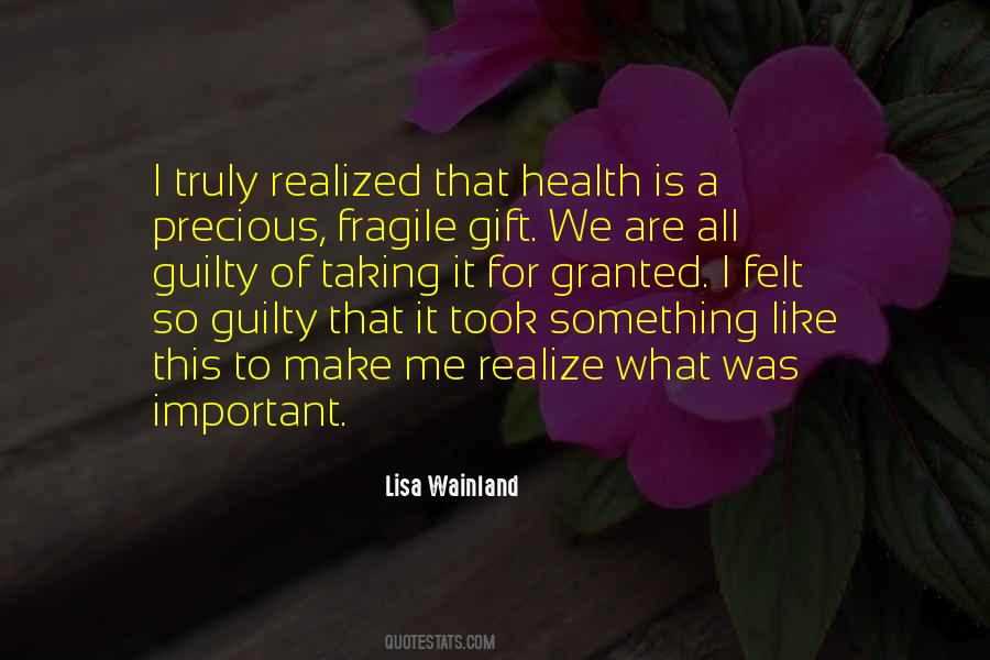 Taking It For Granted Quotes #921542
