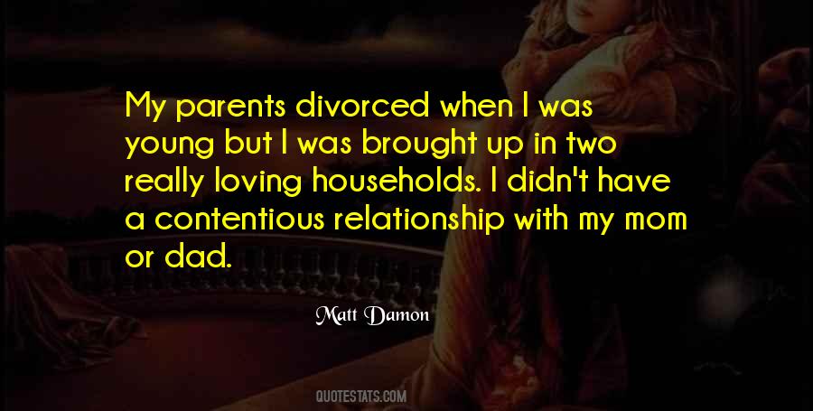Parents Relationship Quotes #1018383