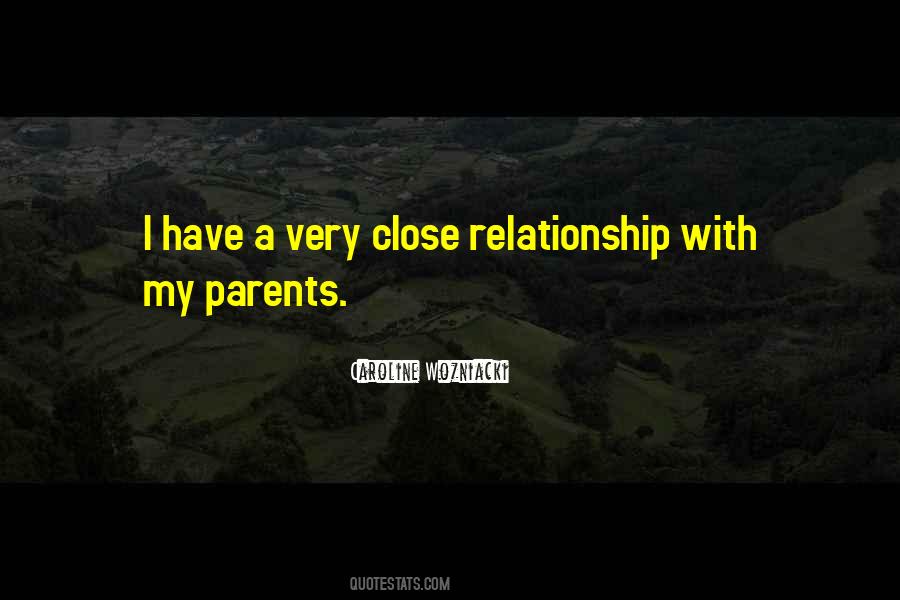 Parents Relationship Quotes #1497625
