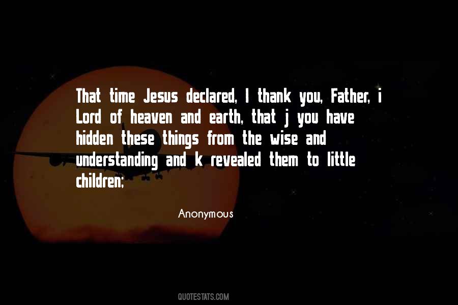 Thank Jesus Quotes #1743455